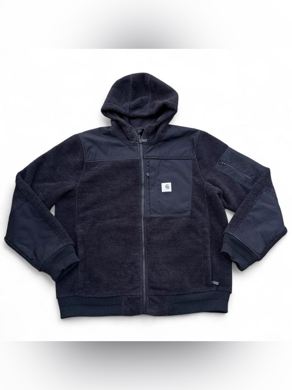 Carhartt Yukon Extremes Wind Fighter Fleece Jacket – Black, L
